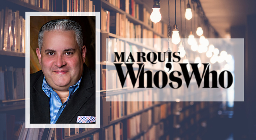 Stelio Kalkounos has been Inducted into the Prestigious Marquis Who’s Who Biographical Registry